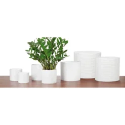 White Plant Pot - 16cm -Garden Tool Store 12807862 1674833203512593