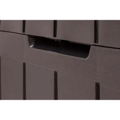 Keter Marvel Plus Outdoor Garden Storage Box 270L - Brown -Garden Tool Store 12808515 1104900072087896