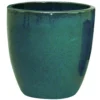Chiswick Egg Planter In Dark Green - 20cm -Garden Tool Store 12813284 3574831604876856