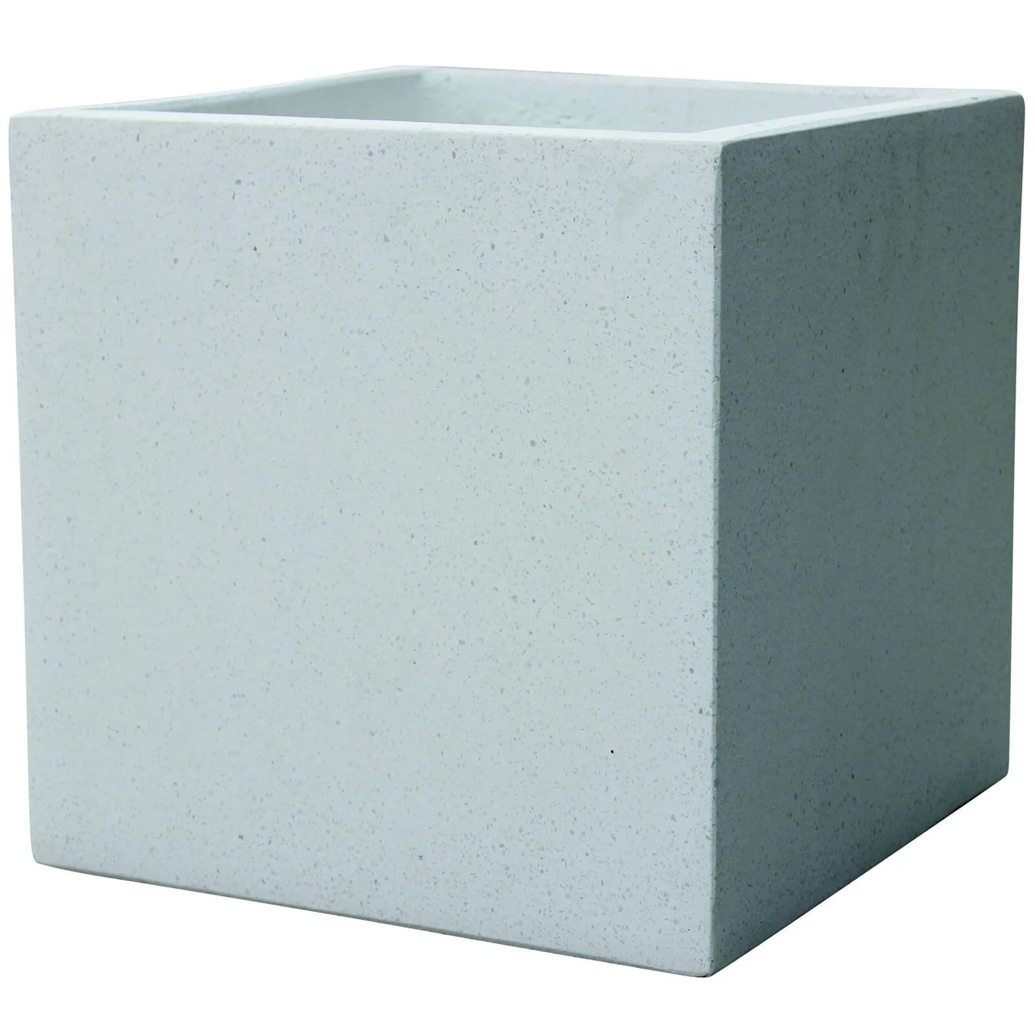 Plaza Cube Planter In White - 44cm 3 Plaza Cube Planter In White - 44cm
