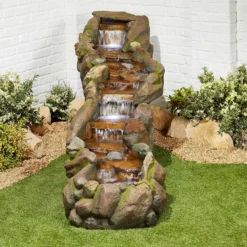Stylish Fountains Bustling Waters Including LED Lights 11 Stylish Fountains Bustling Waters Including LED Lights -Garden Tool Store 12814089 1844957312425579