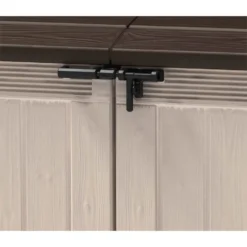 Keter Store It Out Ultra Outdoor Garden Storage Shed - Beige & Brown - 2000L -Garden Tool Store 12815621 9644833203803011