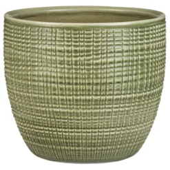 Mint Green Plant Pot - 12cm