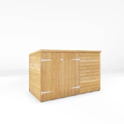 Garden Tool Store 13 Mercia 6 X 3ft Overlap Pent Bike Shed - Incl. Installation