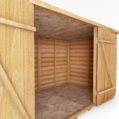 Mercia 6 X 4ft Overlap Pent Bike Shed - Incl. Installation -Garden Tool Store 12825547 3514989186722643