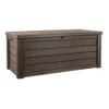 Keter Westwood Outdoor Garden Storage Box 570L - Brown -Garden Tool Store 12828828 1054909891481490