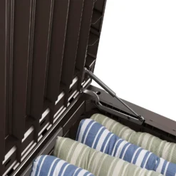 Keter Westwood Outdoor Garden Storage Box 570L - Brown 14 Keter Westwood Outdoor Garden Storage Box 570L - Brown -Garden Tool Store 12828828 8004858568533320