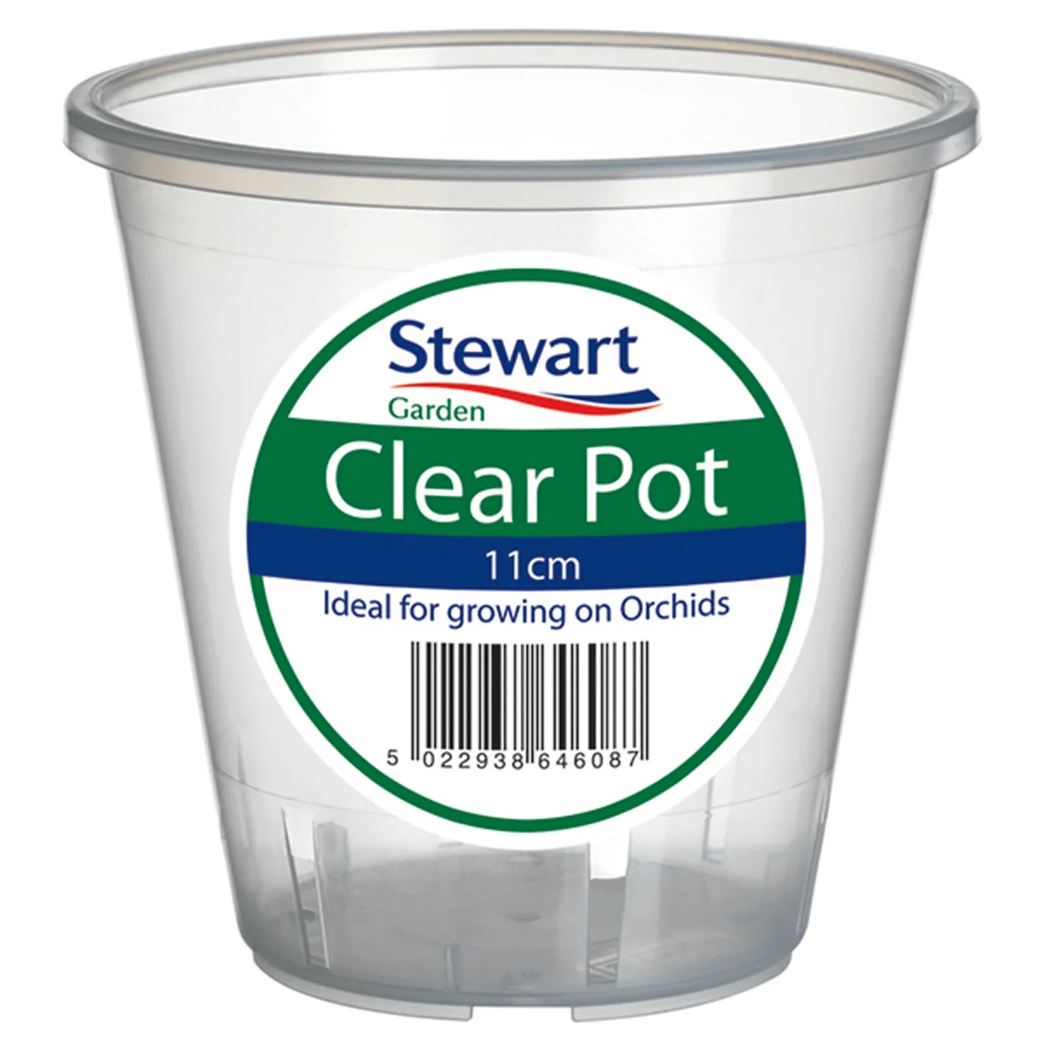 Clear Plastic Pot - 11cm 3 Clear Plastic Pot - 11cm