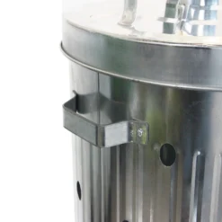None Garden Galvanised Steel Incinerator / Fire Bin With Lid - 85L -Garden Tool Store 12834094 6265030658477975
