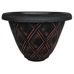 Westminster Lattice Round Pot - 33cm -Garden Tool Store 12834659 7894833167559987