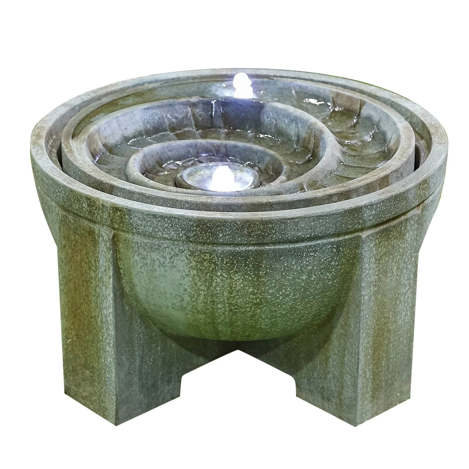 Stylish Fountains Fossil Water Feature Incl LEDS 3 Stylish Fountains Fossil Water Feature Incl LEDS