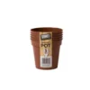 Flower Pots In Orange (Pack Of 5) - 10cm -Garden Tool Store 12842994 1104831916263596