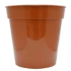 Flower Pot In Orange - 25cm