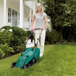 Bosch 1200W Rotak 32-12 Electric Lawn Mower - 32cm -Garden Tool Store 12875195 3525028915658608