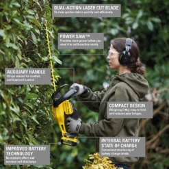 STANLEY FATMAX V20 18V Cordless Hedge Trimmer 55cm (Sfmcht855M1-Gb) -Garden Tool Store 12882306 2675052745698945