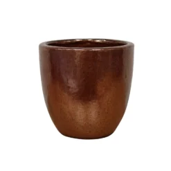 Chiswick Egg Garden Planter In Copper - 27cm
