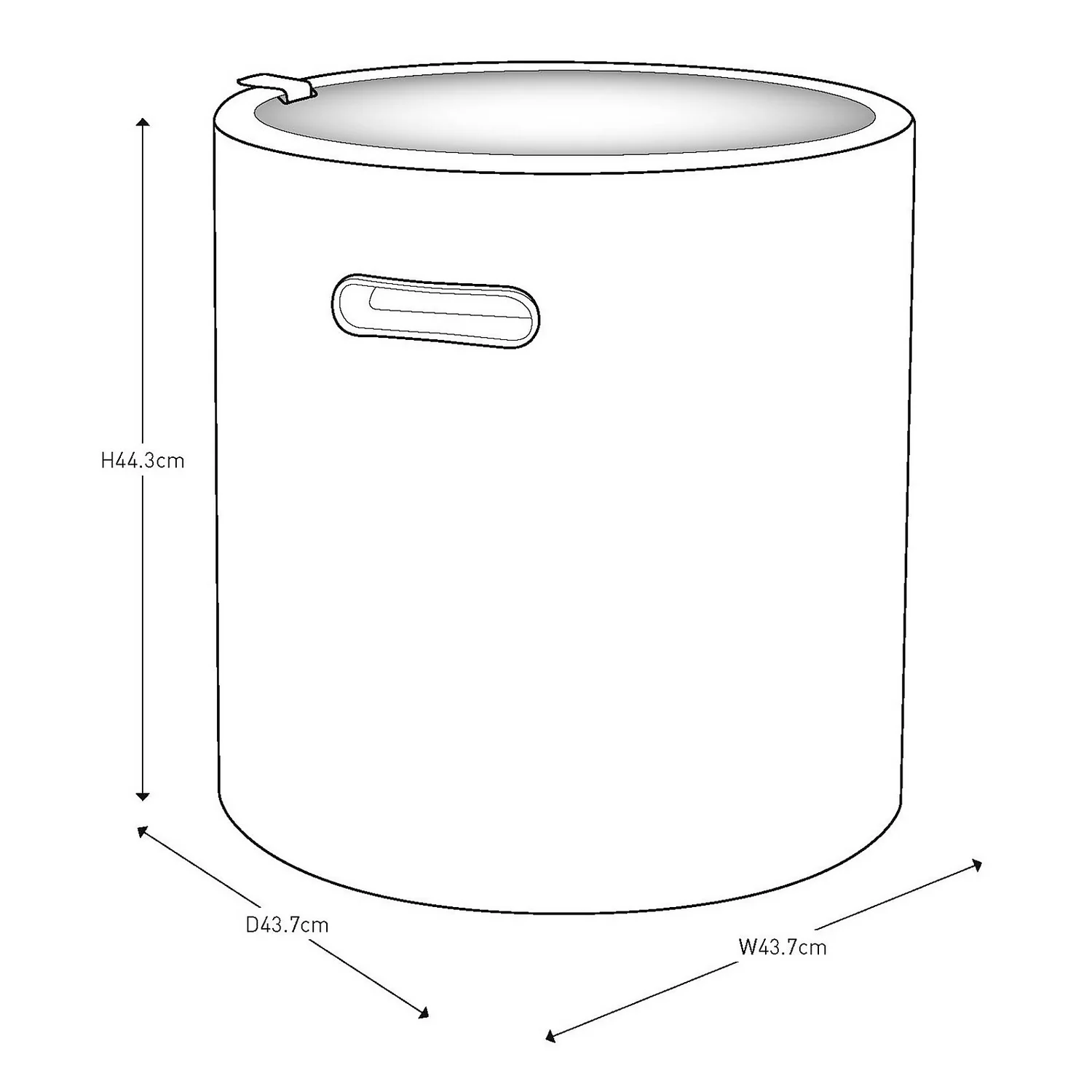 Keter Cool Stool Outdoor Ice Cooler Table 39L - Graphite 8 Keter Cool Stool Outdoor Ice Cooler Table 39L - Graphite - Image 7