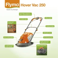 Flymo 1400W Electric Hover Lawn Mower - 25cm -Garden Tool Store 12884889 1504843481996196