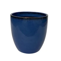 Chiswick Egg Imperial Terracotta Pot In Blue - 35cm