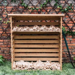 Wooden Log Store -Garden Tool Store 12885936 1335013038835039
