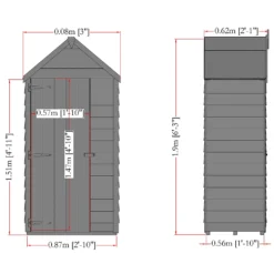 Shire Tool Store Overlap - 3x2ft -Garden Tool Store 12887191 6384851580684872