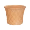 Terracotta Lattice Cone Plant Pot - 22cm -Garden Tool Store 12887452 1115011025311131