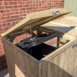 Mercia Double Bin Store (Installed) -Garden Tool Store 12888122 3124843293036324