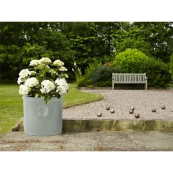 Glazed Heritage Duck Egg Cylinder - 38cm -Garden Tool Store 12889294 2004843676112927