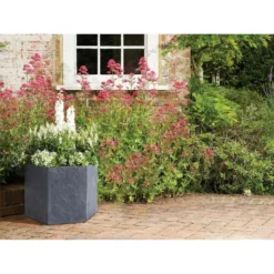 Slate Hexagon Planter - 35cm 5 Slate Hexagon Planter - 35cm -Garden Tool Store 12889537 1394843677023133