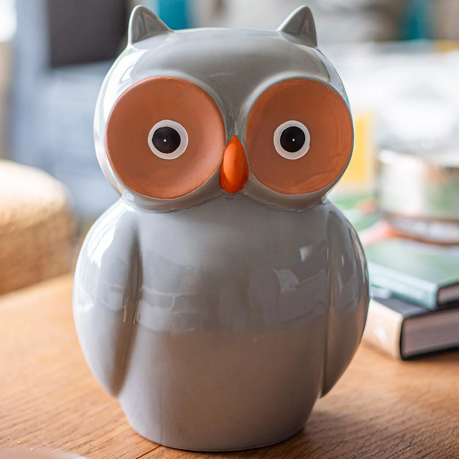 Ceramic Owl Garden Ornament - 25cm 11 Ceramic Owl Garden Ornament - 25cm - Image 9