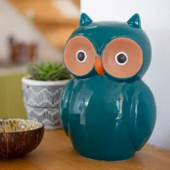Ceramic Owl Garden Ornament - 25cm 19 Ceramic Owl Garden Ornament - 25cm -Garden Tool Store 12890924 2104941774043314