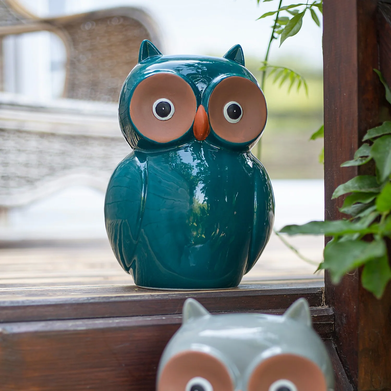 Ceramic Owl Garden Ornament - 25cm 12 Ceramic Owl Garden Ornament - 25cm - Image 10