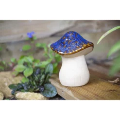 Ceramic Mushroom Garden Ornament - Medium -Garden Tool Store 12890925 1184843660752132