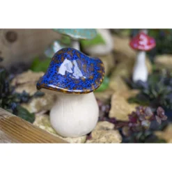 Ceramic Mushroom Garden Ornament - Medium -Garden Tool Store 12890925 1364843660839528
