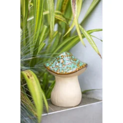 Ceramic Mushroom Garden Ornament - Medium -Garden Tool Store 12890925 1764843660738530