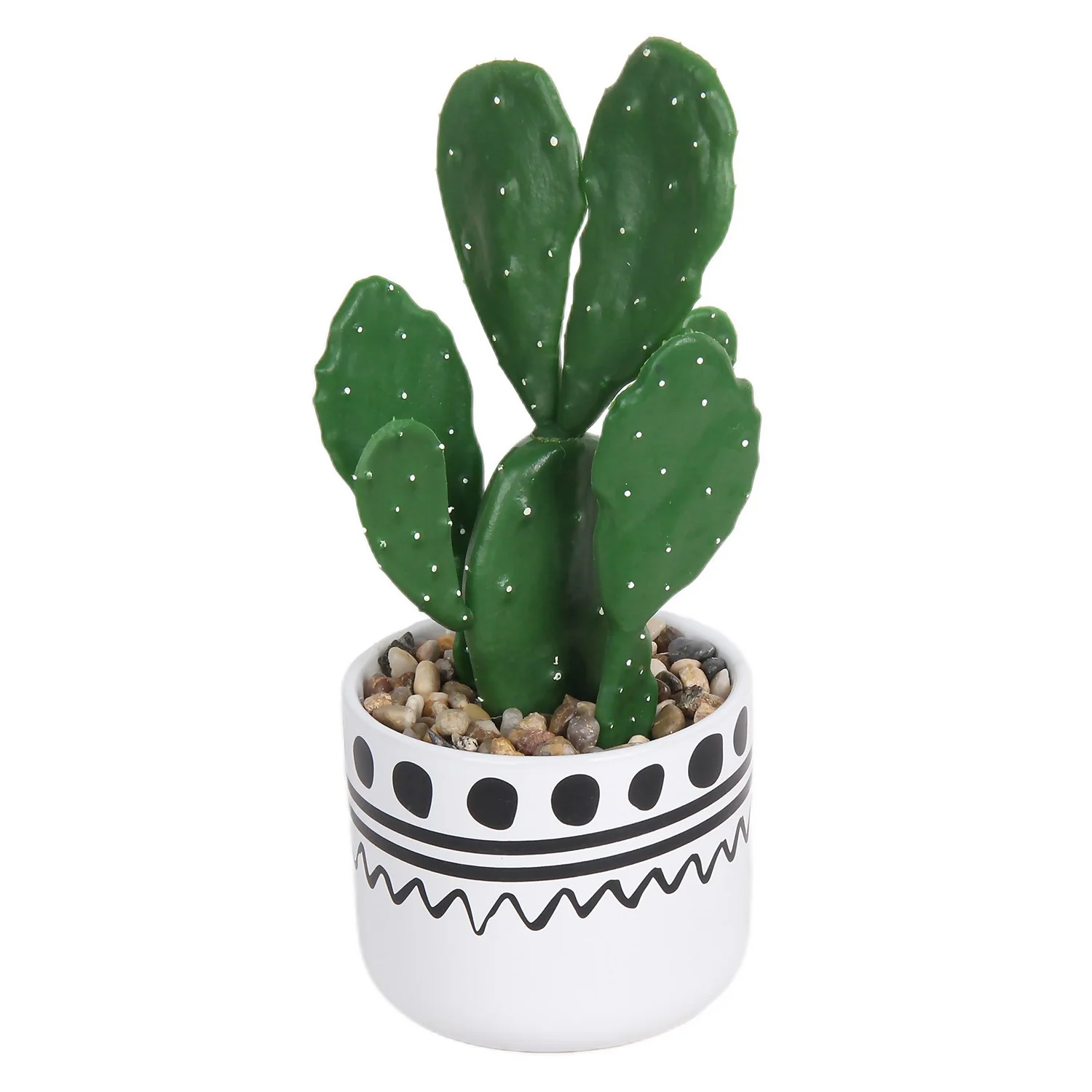 Cactus In Abstract Pot 3 Cactus In Abstract Pot