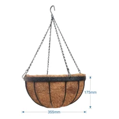 Saxon Hanging Basket - 14 Inch -Garden Tool Store 12940767 1764906244395998