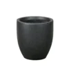 Sierra Black Egg Garden Pot - 25cm -Garden Tool Store 12970077 2284933184737569