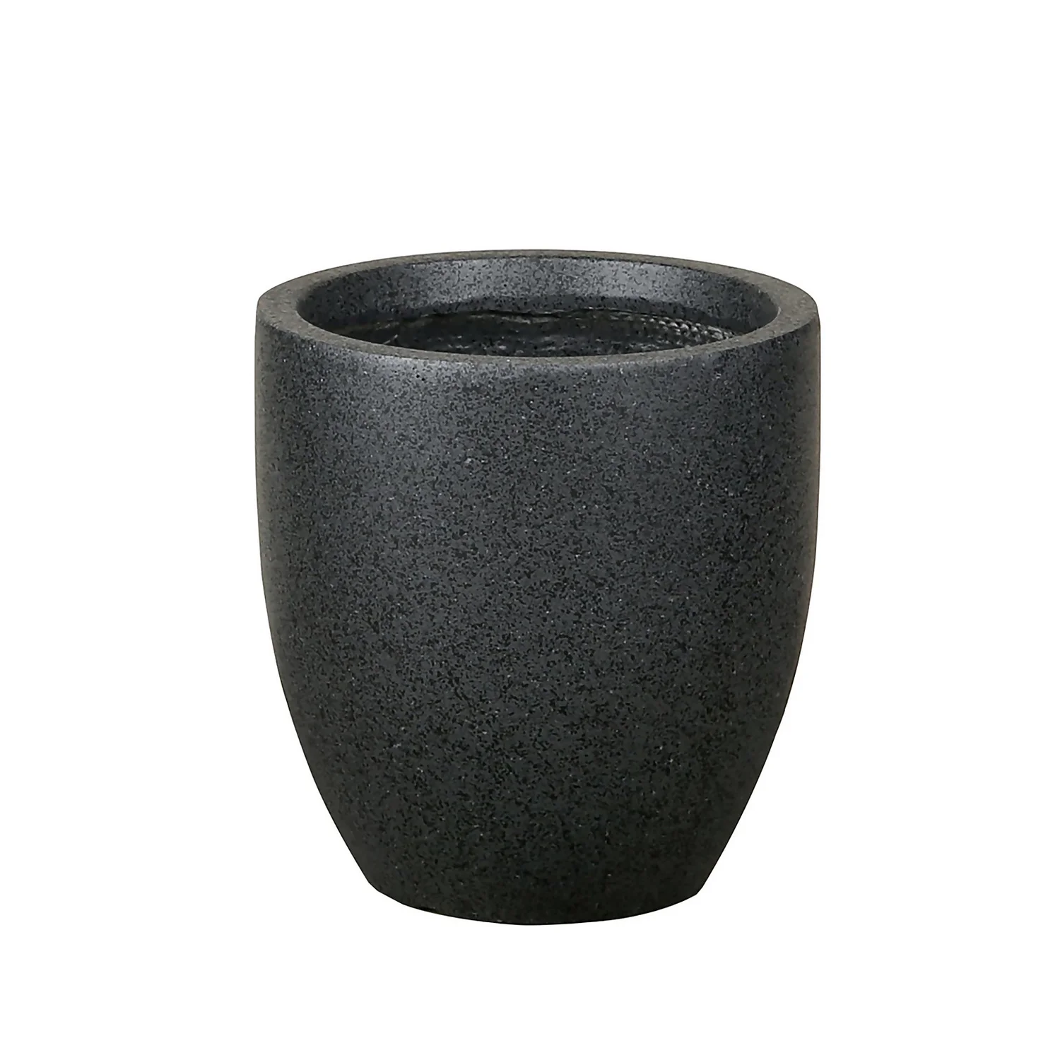 Sierra Black Egg Garden Pot - 25cm 3 Sierra Black Egg Garden Pot - 25cm
