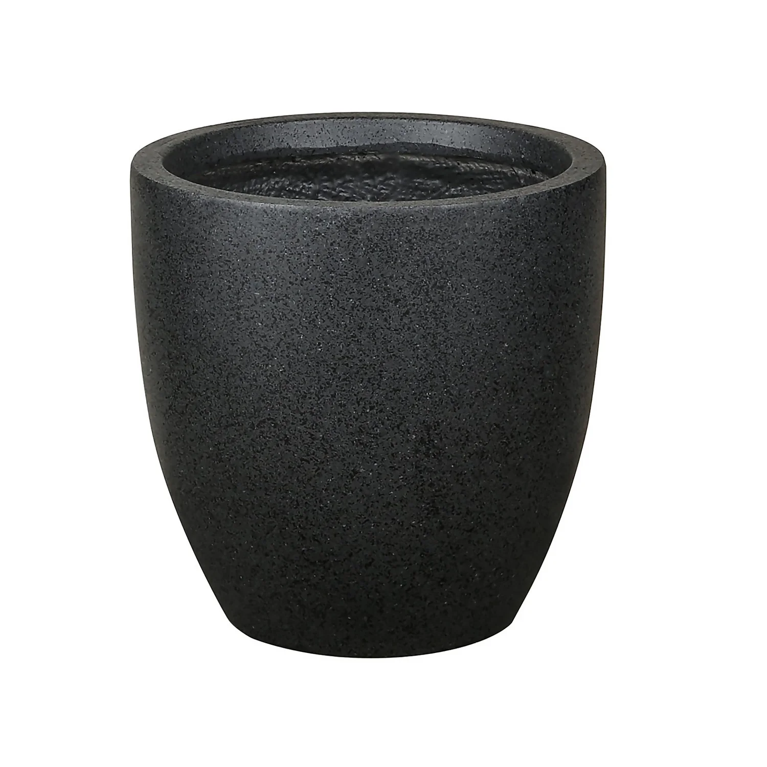 Sierra Black Egg Garden Pot - 32cm 3 Sierra Black Egg Garden Pot - 32cm