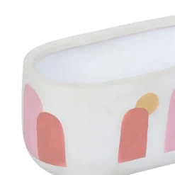 Modern Ceramic Long Oval Planter -Garden Tool Store 13050708 1874935273576612