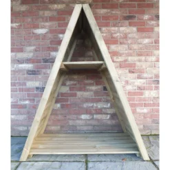 Shire Large Triangular Log Store Tongue And Groove -Garden Tool Store 13082827 3674862456372886