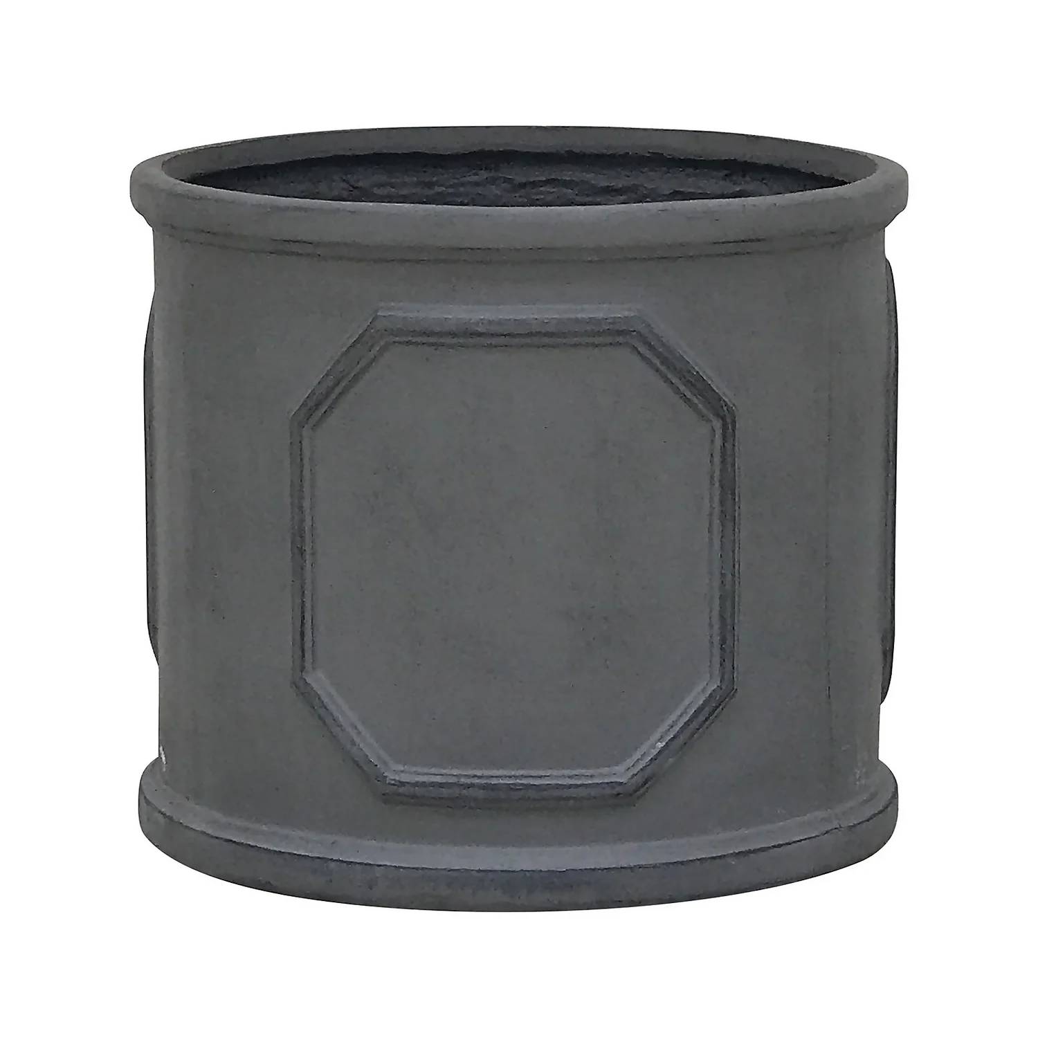 Mayfair Lead Cylinder Plant Pot - 32cm 3 Mayfair Lead Cylinder Plant Pot - 32cm