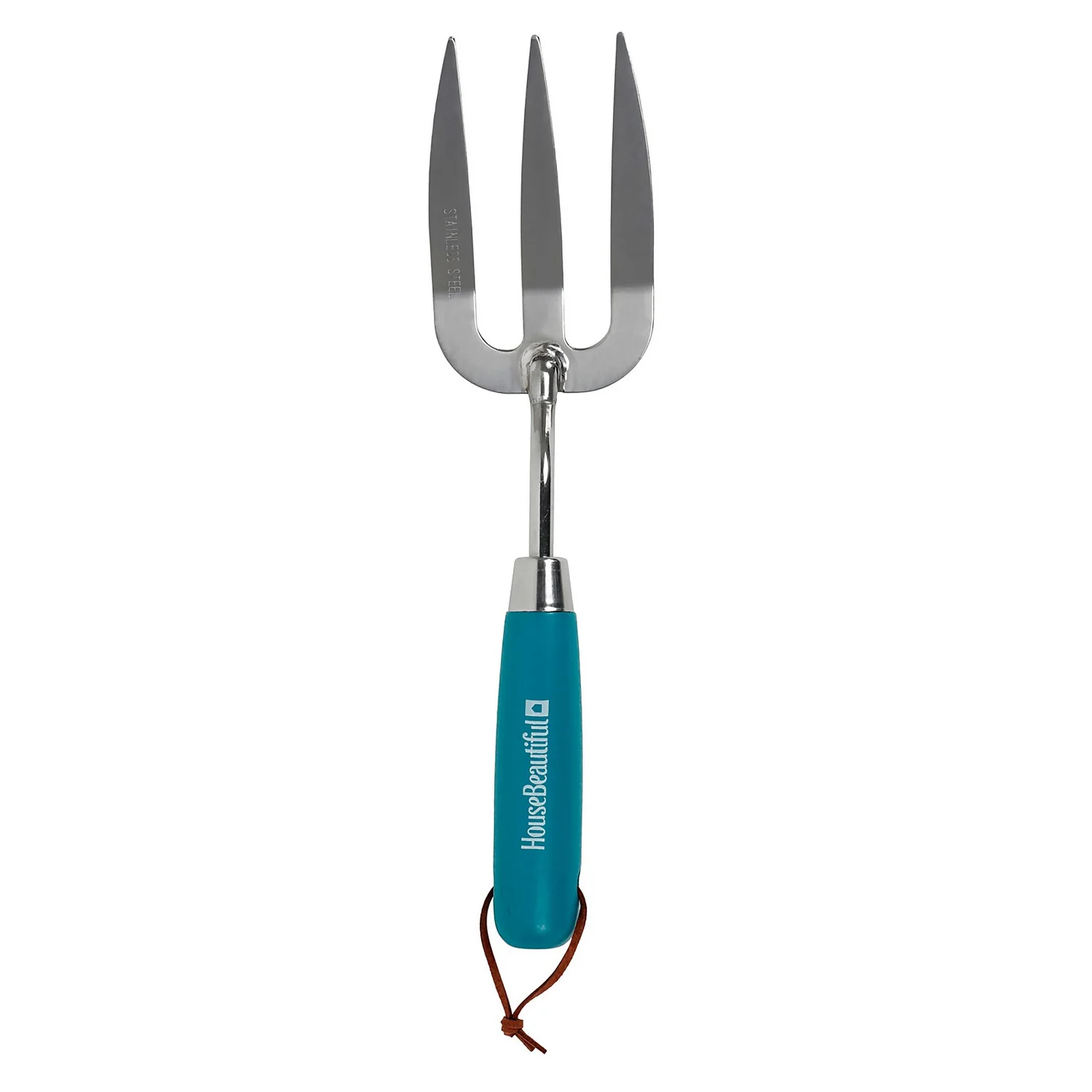 House Beautiful Stainless Steel Hand Fork With A Teal Painted Hardwood Handle 3 House Beautiful Stainless Steel Hand Fork With A Teal Painted Hardwood Handle