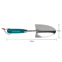 House Beautiful Stainless Steel Hand Trowel With A Teal Painted Hardwood Handle 8 House Beautiful Stainless Steel Hand Trowel With A Teal Painted Hardwood Handle -Garden Tool Store 13188708 1614928022769752