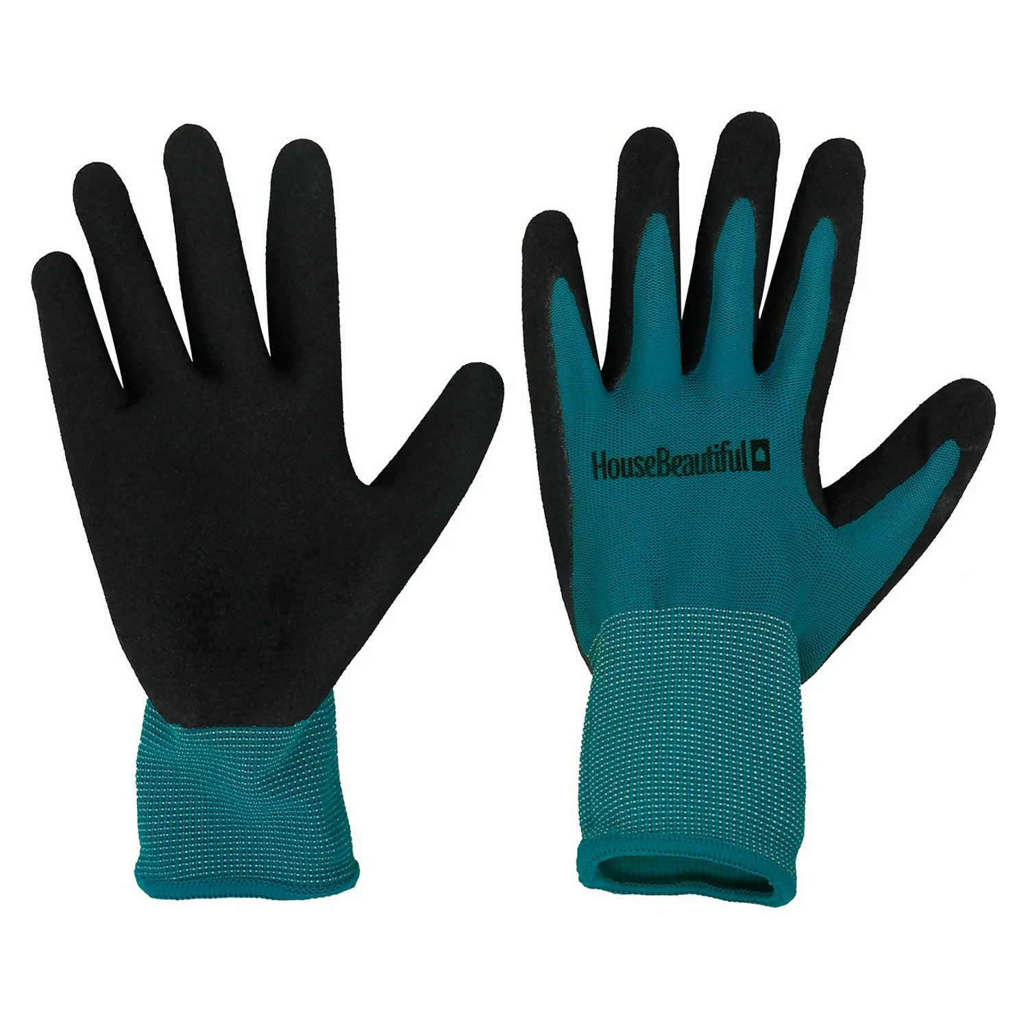 House Beautiful Garden Gloves - Teal 3 House Beautiful Garden Gloves - Teal