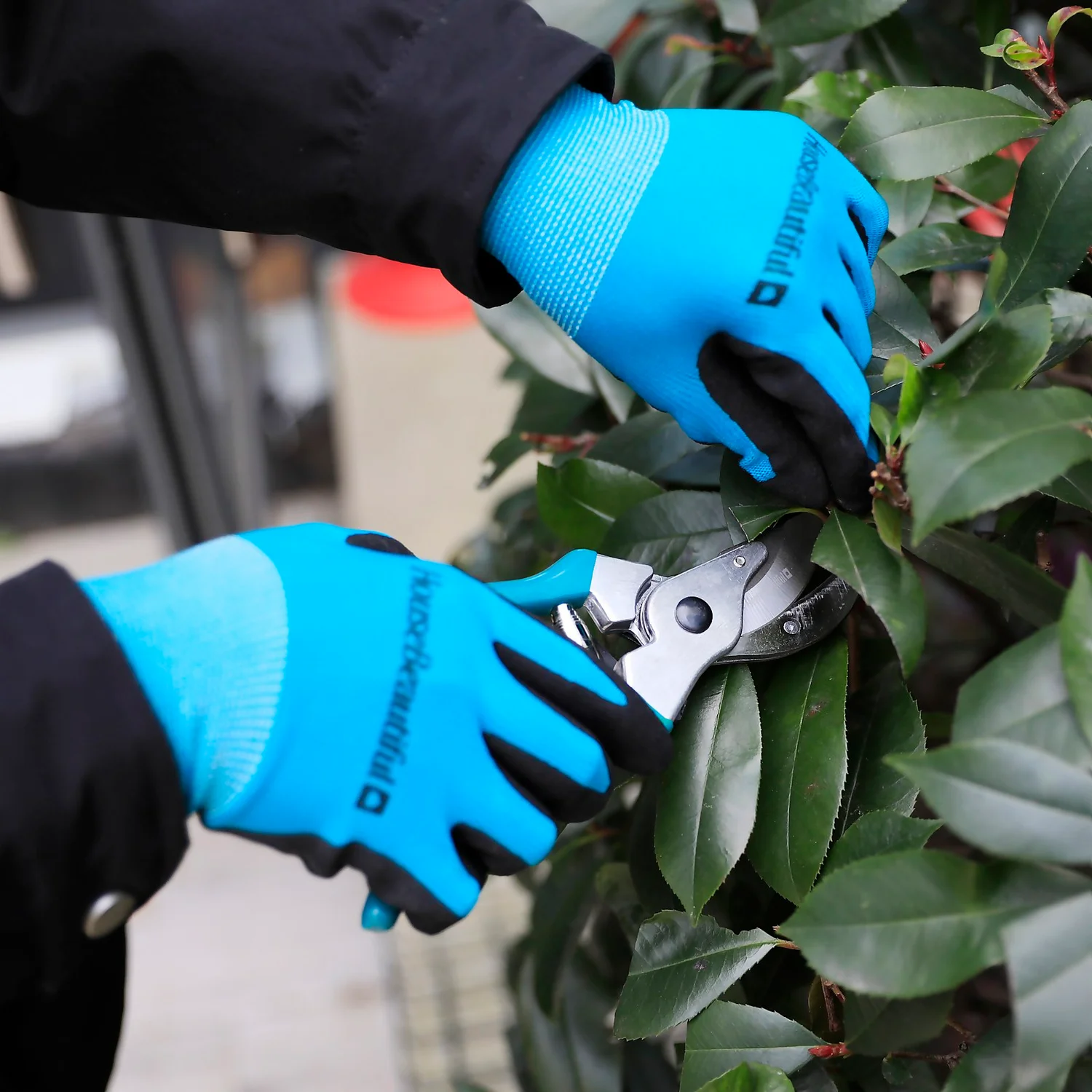 House Beautiful Garden Gloves - Teal 7 House Beautiful Garden Gloves - Teal - Image 5