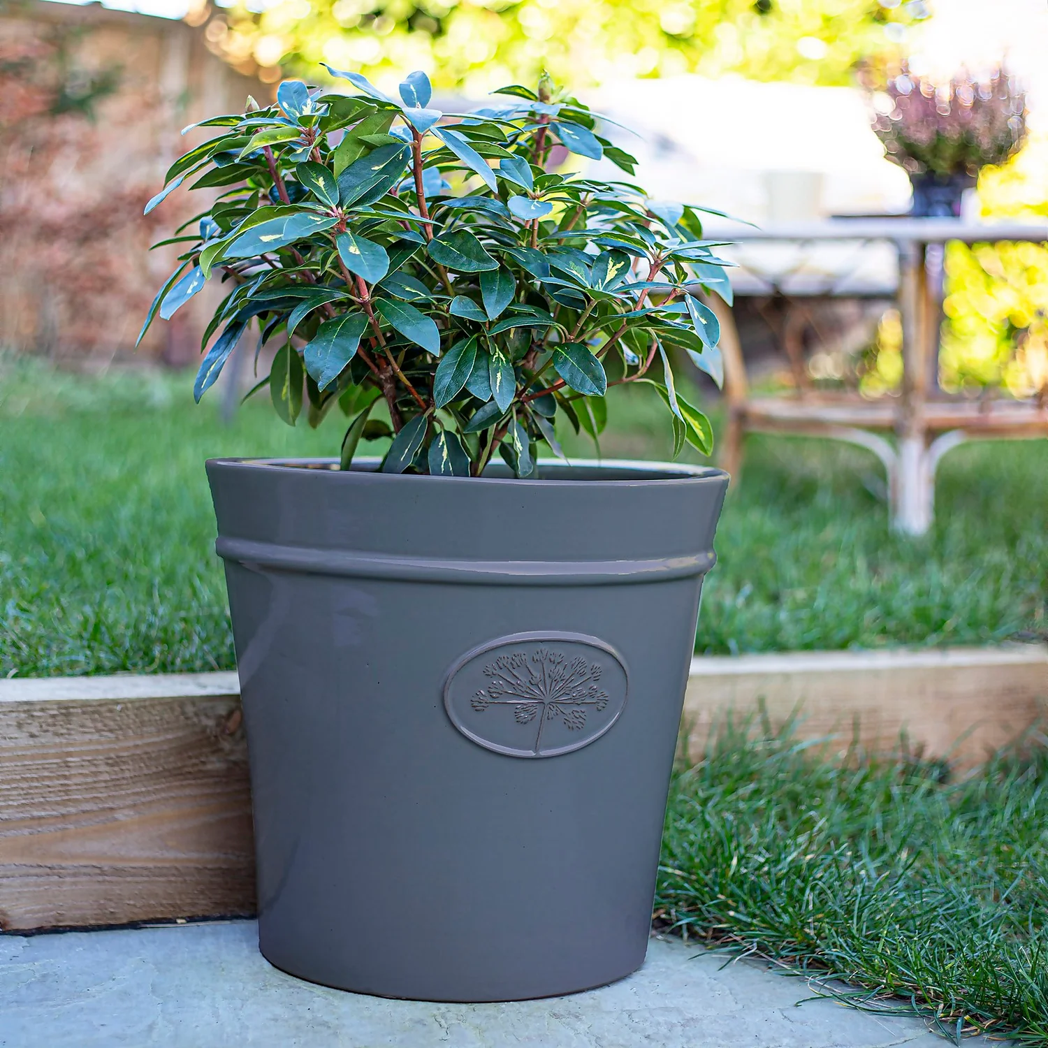 Country Living Heritage Denim Cone Pot - 21cm 4 Country Living Heritage Denim Cone Pot - 21cm - Image 2