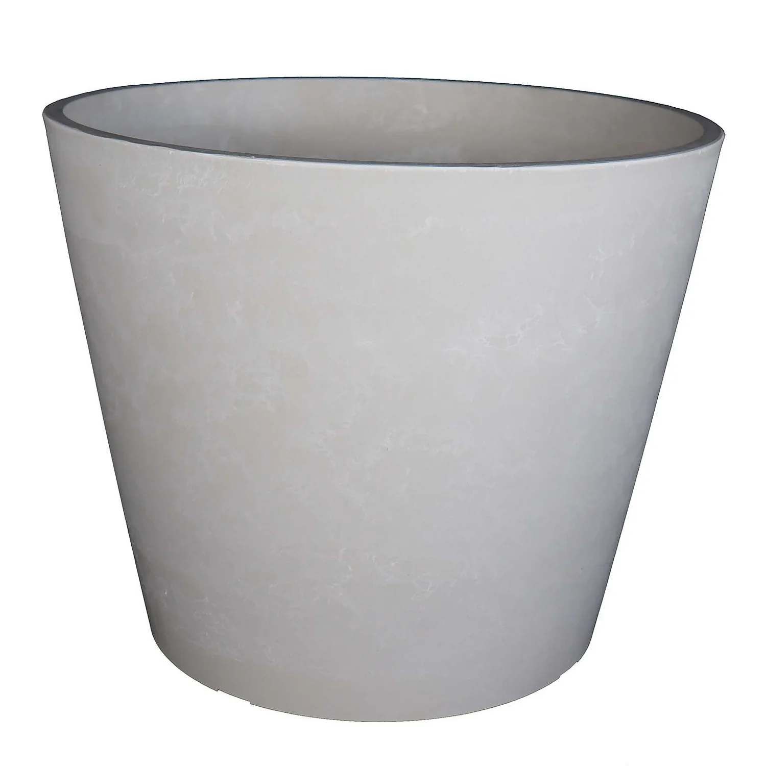 White Marble Pot - 40cm 3 White Marble Pot - 40cm