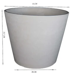 White Marble Pot - 40cm 5 White Marble Pot - 40cm -Garden Tool Store 13190818 5174909731376461